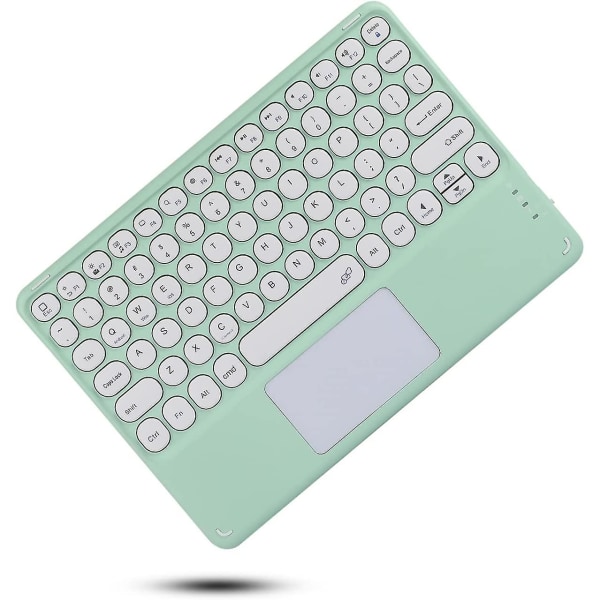 Kompatibel med Ipad-tastaturveske. Søtt fargetastatur, avtakbart
