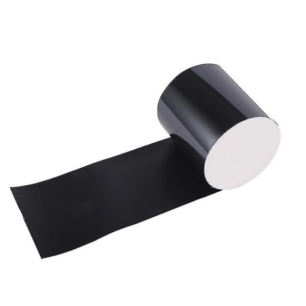 10 cm Ultrakestävä vettä hylkivä ja vedenpitävä teippi läpinäkyvä Flex Tape (musta) Black 10cm