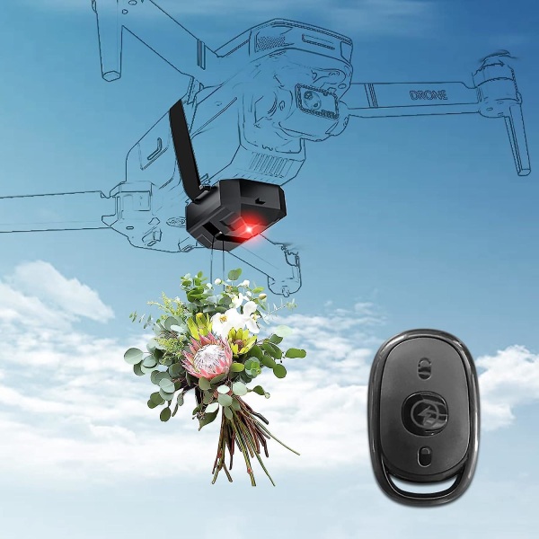 Drone Airdrop System för Dji Mini 3 Pro/mini 3/ Mini 2 Se/avata/mavic 2/2s /mavic 3 Pro Cine/phantom 3 4/4 Pro Transport Release Delivery Payload Devi