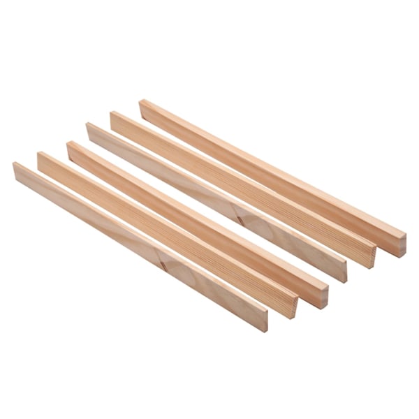 6pcs/set Mud-rolling Stick Guide Mudboard Guide Wooden Strips Diy Ceramic Mudboard Forming Tool Teaching Pottery Tool