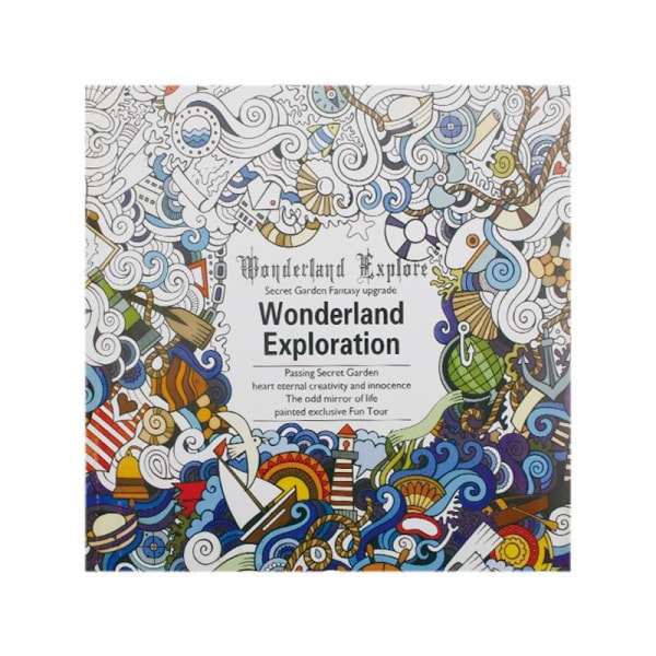 Coloring Book Wonderland Exploration Krita