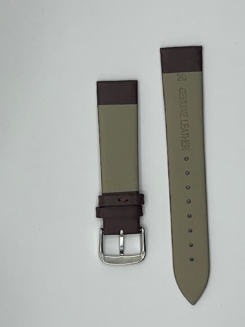 Klockarmband brunt 20mm (s) Natur