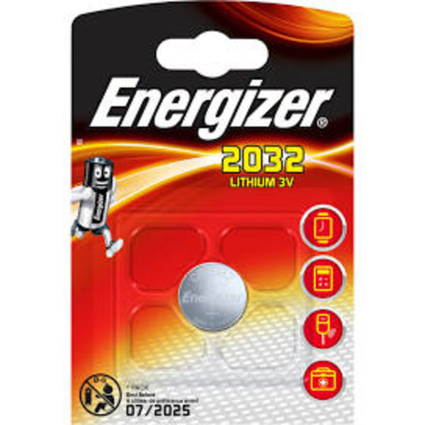 Energizer Lithiumbatteri CR2032  Aluminium