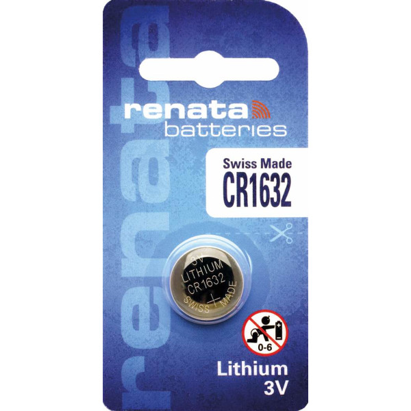 Renata lithium 1632 3v. Silver