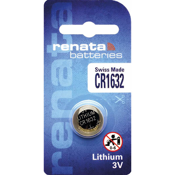 Renata lithium 1632 3v. Silver