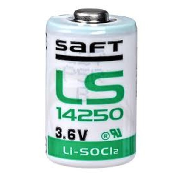 LS 14250 Batteri / 1/2 AA Lithium 3.6V Aluminium