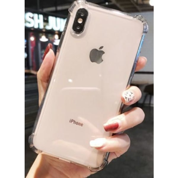 Mobil Silicon skal till Iphone Iphone XSMAX transparant Transparent