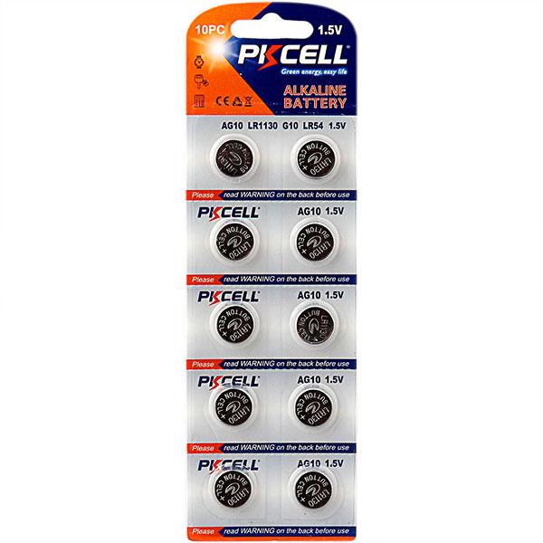Batteri AG10 / LR1130 / LR54 / 189 / 20-pack PKcell (2x10-pack) Aluminium