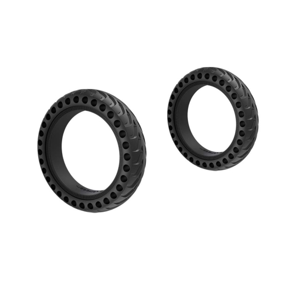 2-pack punkteringssäkra däck för 8,5-tums Honeycomb Xiaomi M365/ PRO Scooter Svart Svart - 2-Pack black