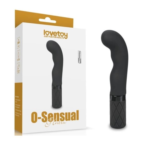 O-Sensual G Intru Uppladdningsbar Vibrator - unisex / vuxen Svart
