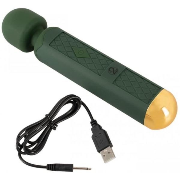 Wand Emerald Love Uppladdningsbar Vibrator - unisex/vuxen Grön