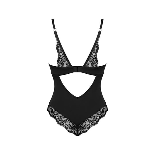 Obsessiv - Bellastia bodysuit med bygelkupa - Svart M/L Svart XS/S