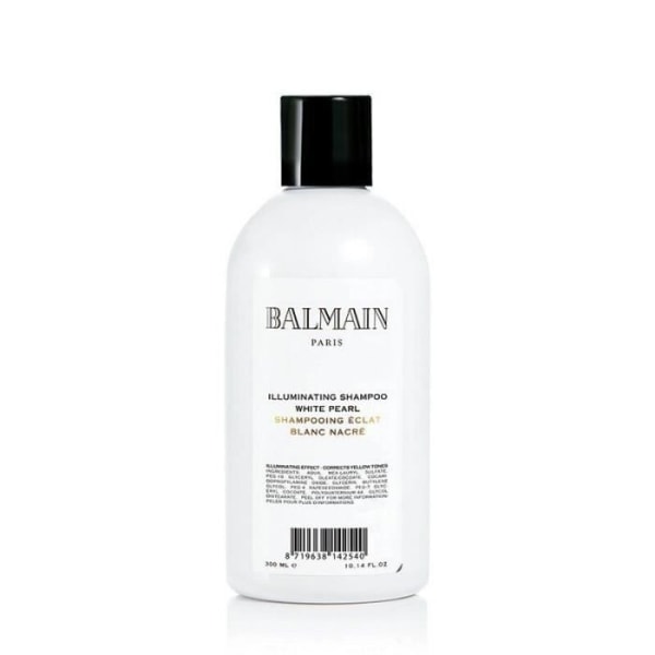Balmain White Pearl illuminating shampoo Skuggkorrigerande schampo för blont och blekt hår 300ml