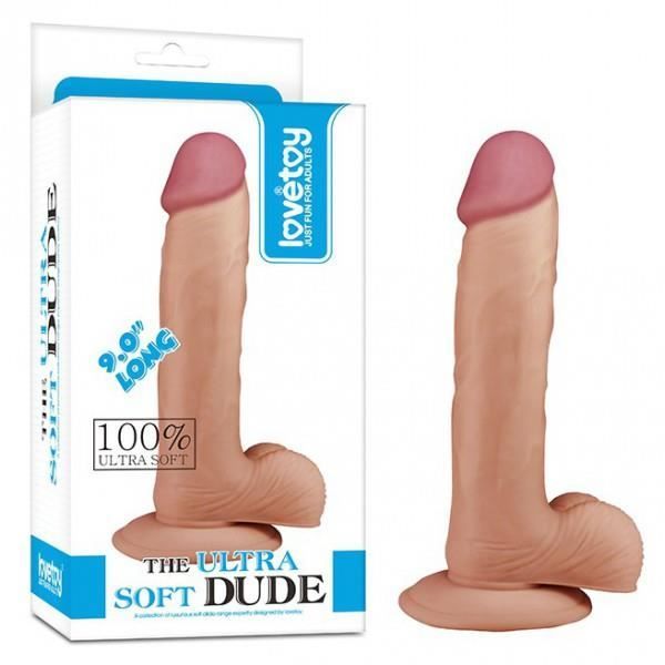 REALISTISK DILDO Dildo Soft Dude 19 x 4,5 cm Flesh Love Toy