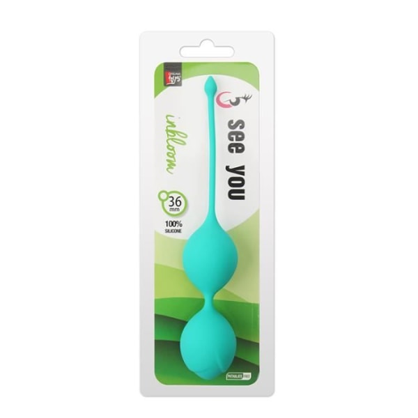 vibrerande ägg Drömleksaker-Vi ses i Bloom Duo Balls 36 mm grön