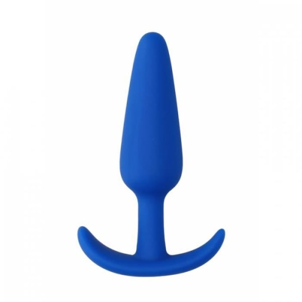 SILIKON ANAL PLUG Slim Butt Plug 7,5 x 2 cm Blue Shots Toys