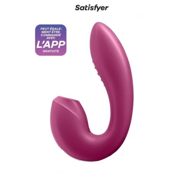 Dubbelkopplad stimulator Sunray burgundy - Satisfyer