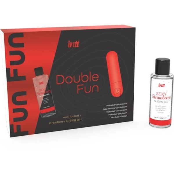 INTT RELEASES - DUBBEL ROLIG KIT MED VIBRANT BULLET OCH JORDGubbsmassagegel -