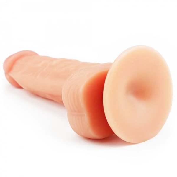 Ultra Soft Dude realistisk dildo - 20 cm - unisex / vuxen Beige