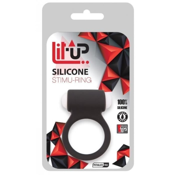 Lit-Up N 3 Svart Silikon Vibrerande Ring