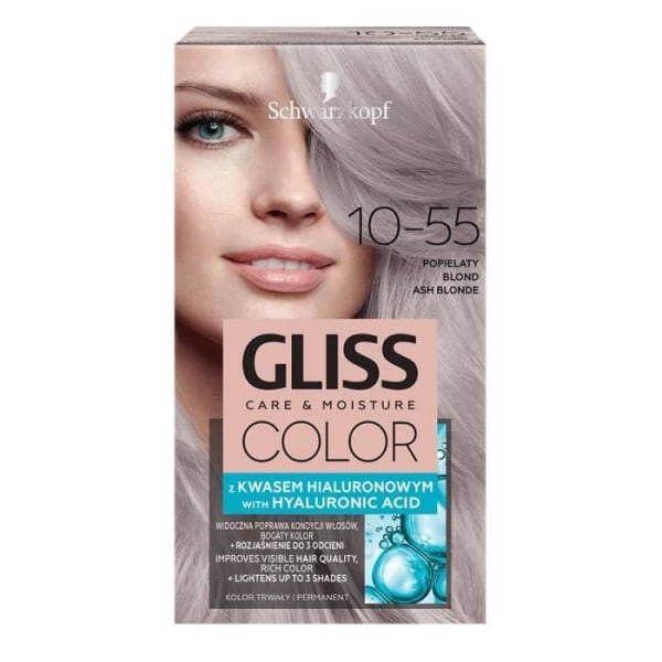 Gliss Colour 10-55 Ash Blonde Hair Coloring Cream