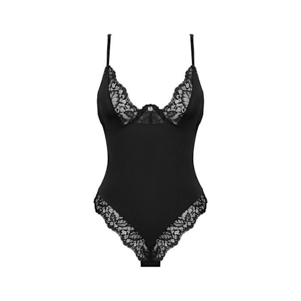 Obsessiv - Bellastia bodysuit med bygelkupa - Svart M/L Svart XS/S