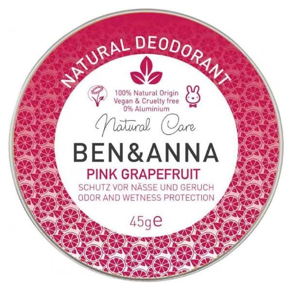 Ben & Anna Rosa Grapefrukt Rosa Deo-Cream 45g