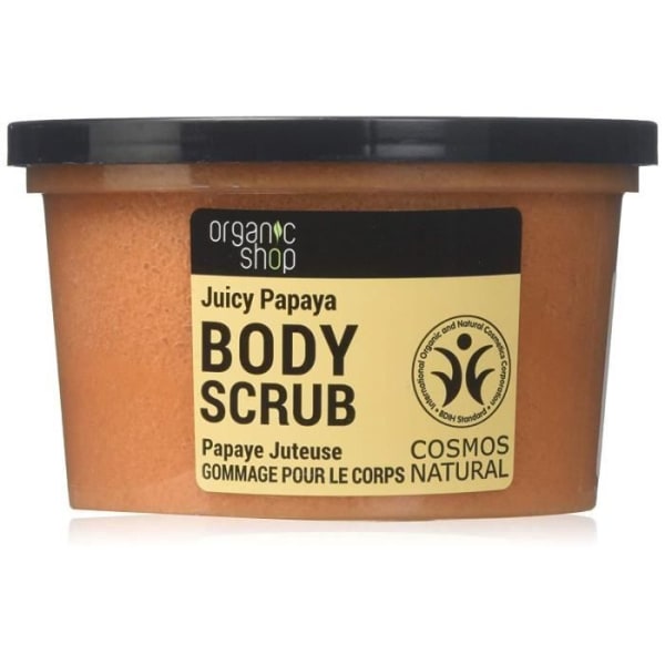 Organic Shop Body Scrub Naturlig Juicy Papaya och Socker 250ml - 4744183012516