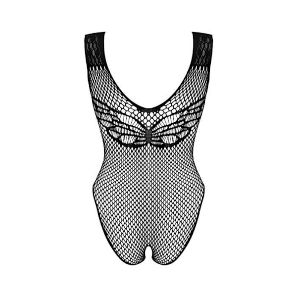 Obsessive - Sexig Bodysuit med öppen gren - Svart XL-XXL Svart XL/XXL