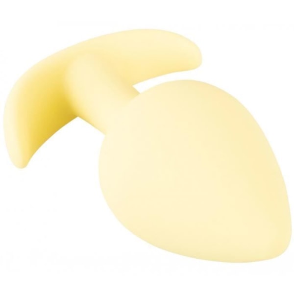 Cuties analplugg i gul silikon - unisex / vuxen