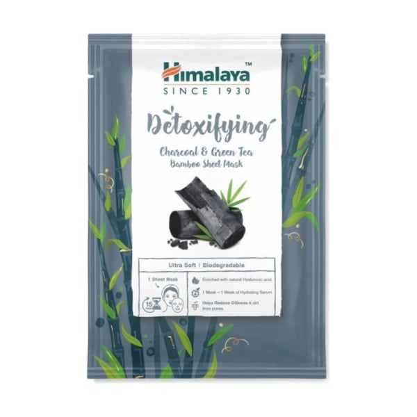 HIMALAYA HERBALS - Avgiftande arkmask med bambukol och grönt te 30 ml
