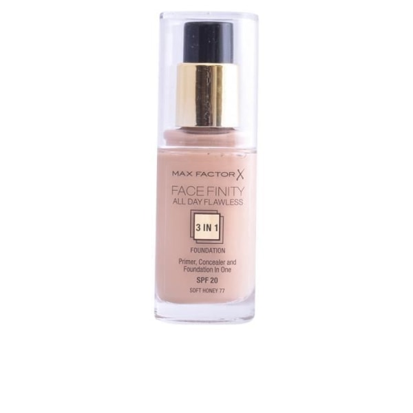 Facefinity All Day Flawless 3 In 1 Foundation 77-softhoney 30 ml