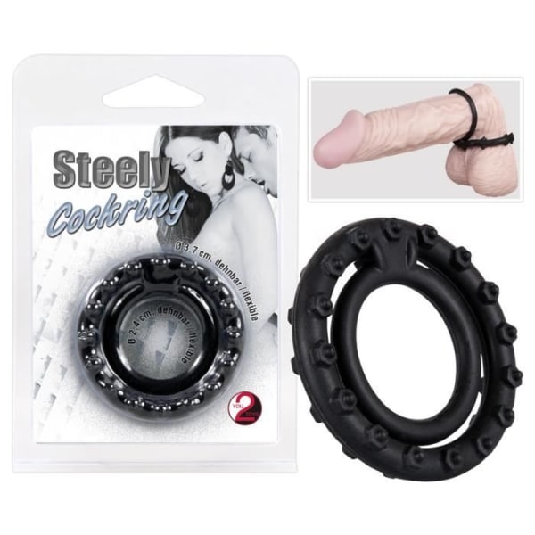 Steely Silikon Cock Ring