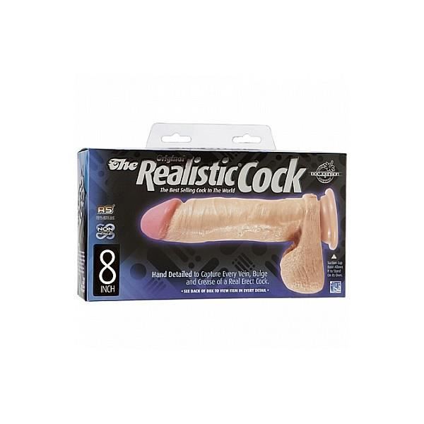 The Realistic Penis, vit, 8'