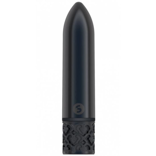 Black Glamour Compact Uppladdningsbar Vibrator - unisex / vuxen