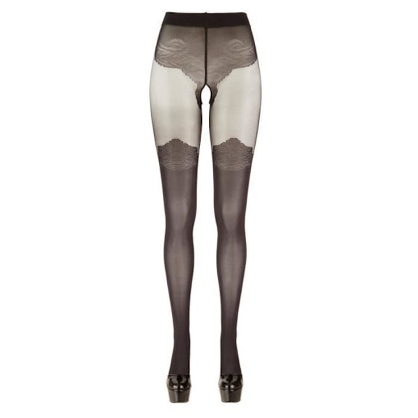 Cottelli Collection - Tights med XL-strumplook Svart M