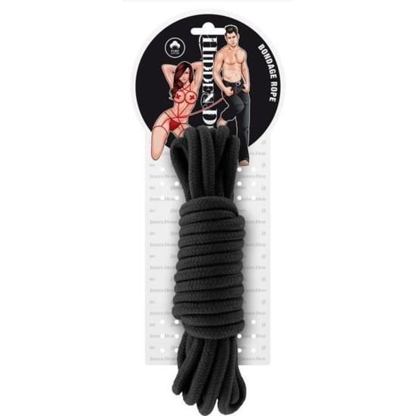 CUERDA BONDAGE 5 M NEGRO - storlek:U