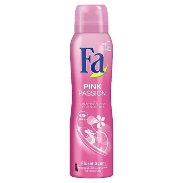 Pink Passion Deodorant deodorant med sprayu Blomdoft 150ml