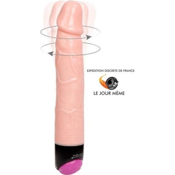 REALISTISK ROTERANDE VIBRATOR DILDO 24CM SEXTOY