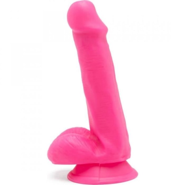 HAPPY DICKS DILDO CON TESTÃ CULOS 15CM - ROSA