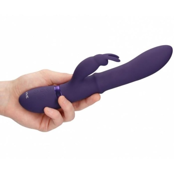 Purple Halo Trippelfunktion USB-vibrator - unisex/vuxen