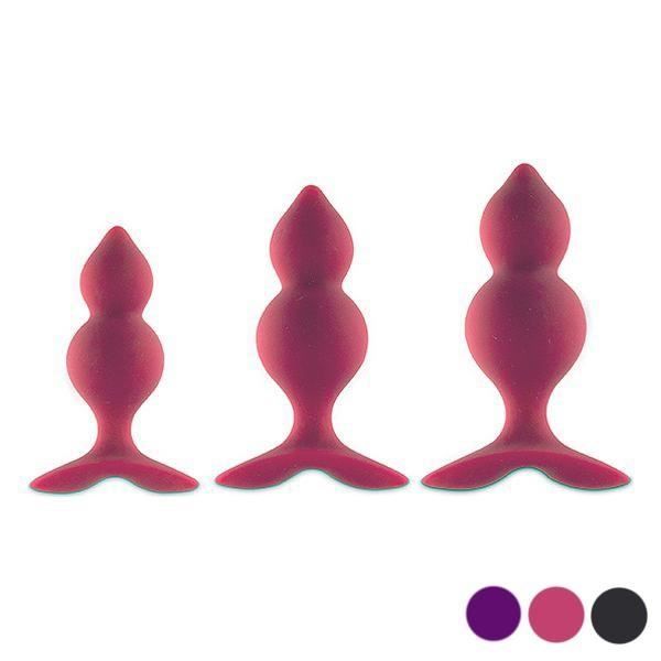 Buttplug Bibi Twin FeelzToys (3 st) - färg: Rosa