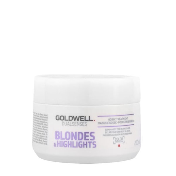 Goldwell Dualsenses Blondes &amp; Highlights 60Sec Treatment Mask 200ml.