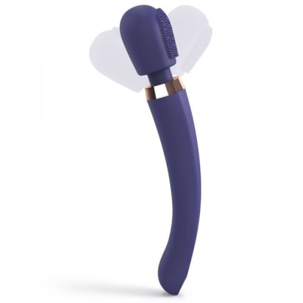 Wand Brush Crush Uppladdningsbar Vibrator - unisex/vuxen Blå