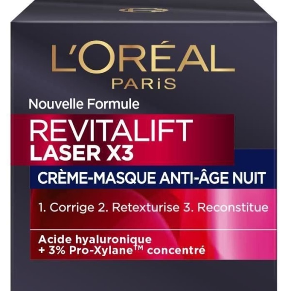 L'Oréal Paris Revitalift Laser Crème - Anti-rynk nattmask - 50ml