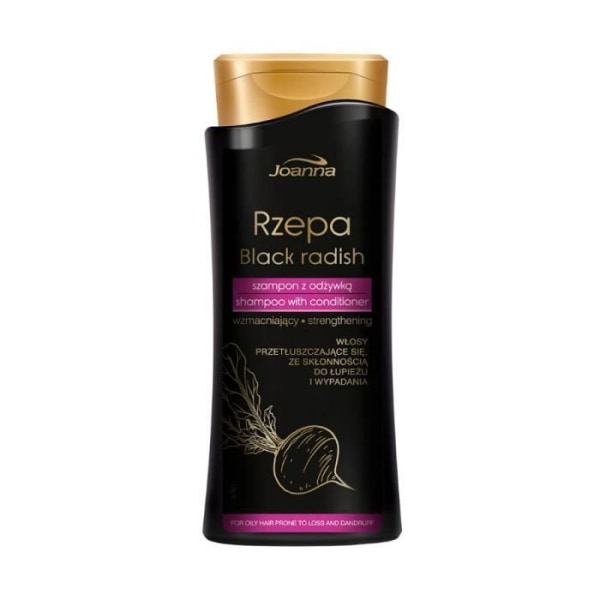 JOANNA - Stärkande schampo med balsam 400 ml Rzepa Svart rädisa för fett hår