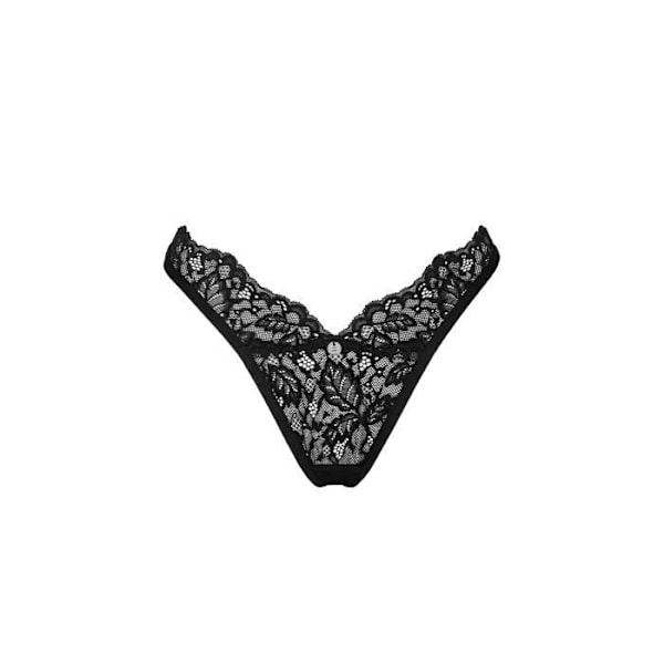 Bellastia Lace Thong - Obsessiv - Svart - Dam Svart XS/S