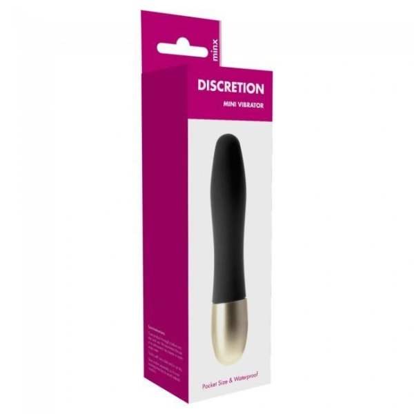 MINX Discretion Bullet Vibrator Black Minx Black Sexleksak