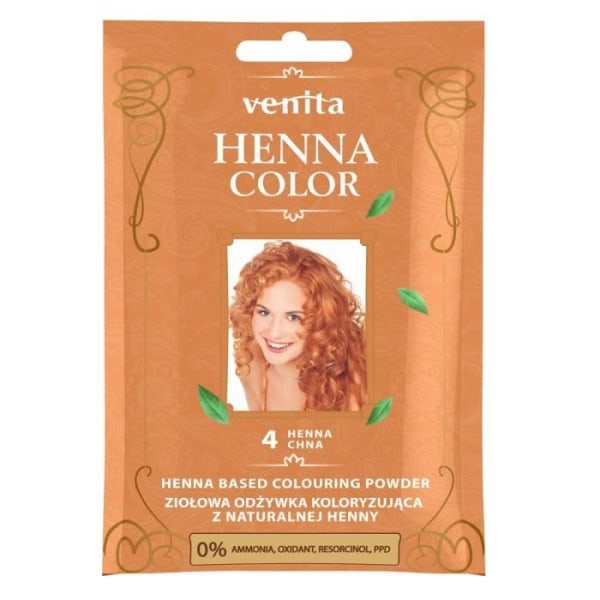 Henna Color ziołowa odżywka koloryzująca av naturalnej henny 4 Henna Chna