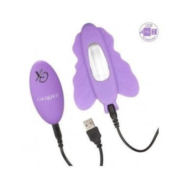butterfly vibrator control penis - lila från CALEXOTICS - storlek:U